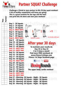 partner 30 day squat workout